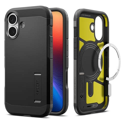 Spigen yn18N̋Zṕz iPhone 17 P[X MagSafeΉ JRg[{^Ή X^ht }bg ϏՌ ČRMILKi ^tEA[}[TE}OtBbg (ubN) ACS09984