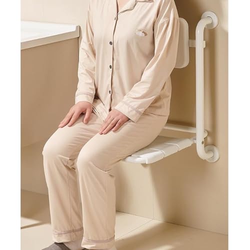 Tabouret de douche pliable mural pour sécuriser l'accès PMR
