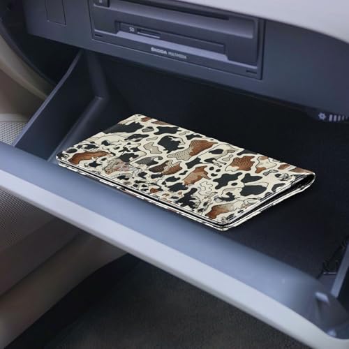 Organizador de guanteras piel estampada miniatura 7
