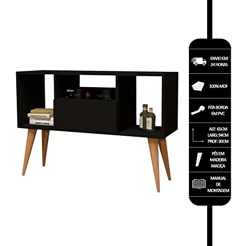 Rack Para Tv 32 Polegadas Argentina Preto - Moveise