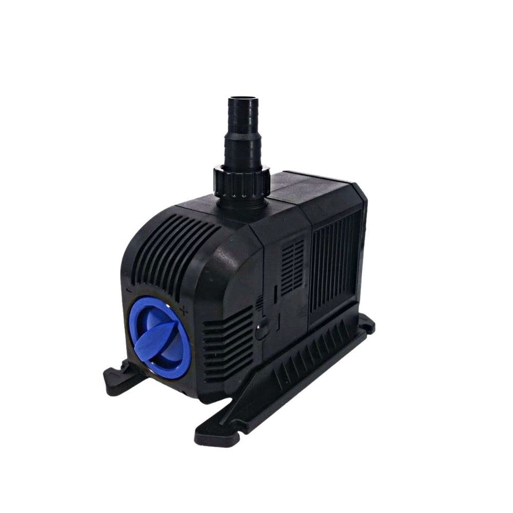 AquaOne Fuente para estanque HJ-4503, Bomba de Agua Sumergible, 5000 l/h, 80 W, 2 accesorios, ventilación, bomba de arroyo, ventilación de estanque