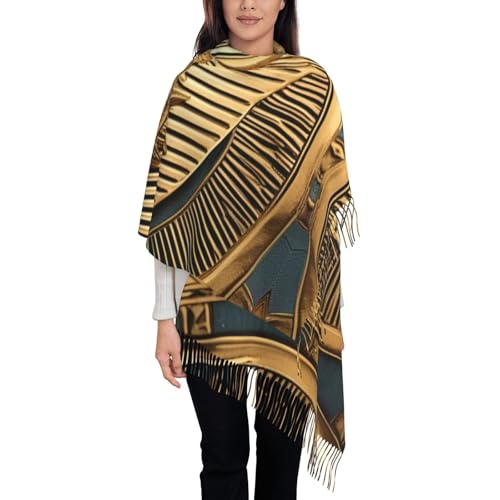 Sun Old Egyptian Timeless Grace print Cashmere long velvet fringe scarf Fashion fringe shawl thermal blanket scarf3