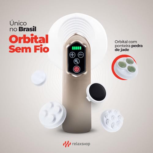 Massageador Profissional Orbital Sem Fio Action Plus Relaxshop