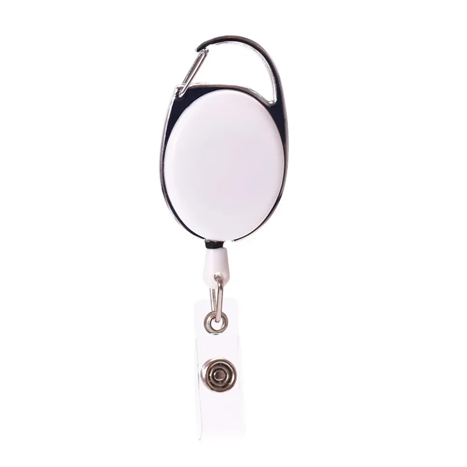 Enrouleurs de badges rétractables – Lot de 10 porte-badges rétractables pour infirmière, cartes de visite, de travail, porte-nom (couleur 2)
