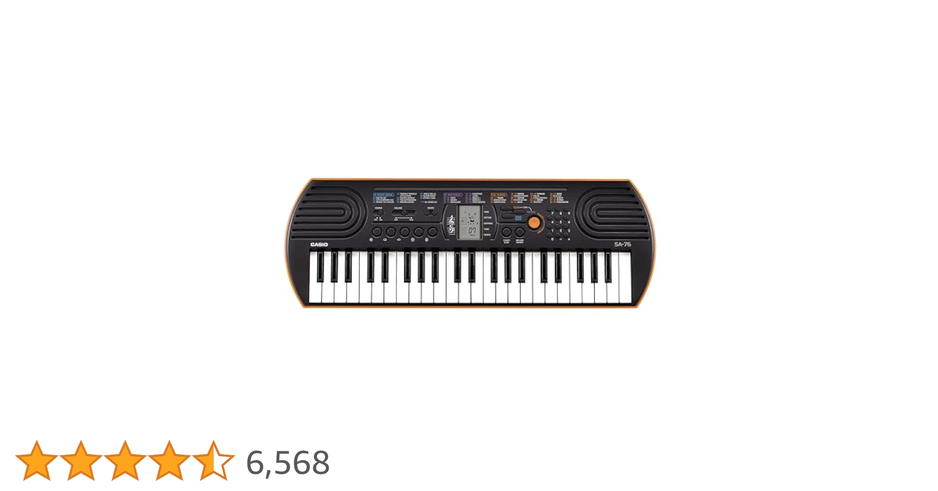 Amazon.co.jp: カシオ(CASIO) ミニキーボード Casiotone SA-76