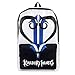 Kingdom Hearts Sac à Dos en Toile Mochila Cadeau Jeunes étudiants garçon Fille Anime Sacs d'école avec Ordinateur intercalaire Sacs à Dos de Voyage