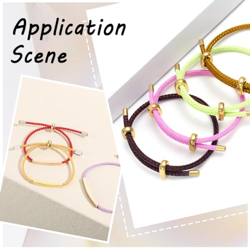 Embout cordon laiton 2mm et 4mm pour atelier création bijoux DIY - 5