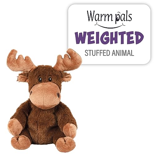 Image of Warm Pals - Mack Moose - 1.5lbs - Cozy Microwavable Lavender Scented Plush Toys - Heated Stuffed Animal - Heatable Coolable Bedtime Comfort Plushie