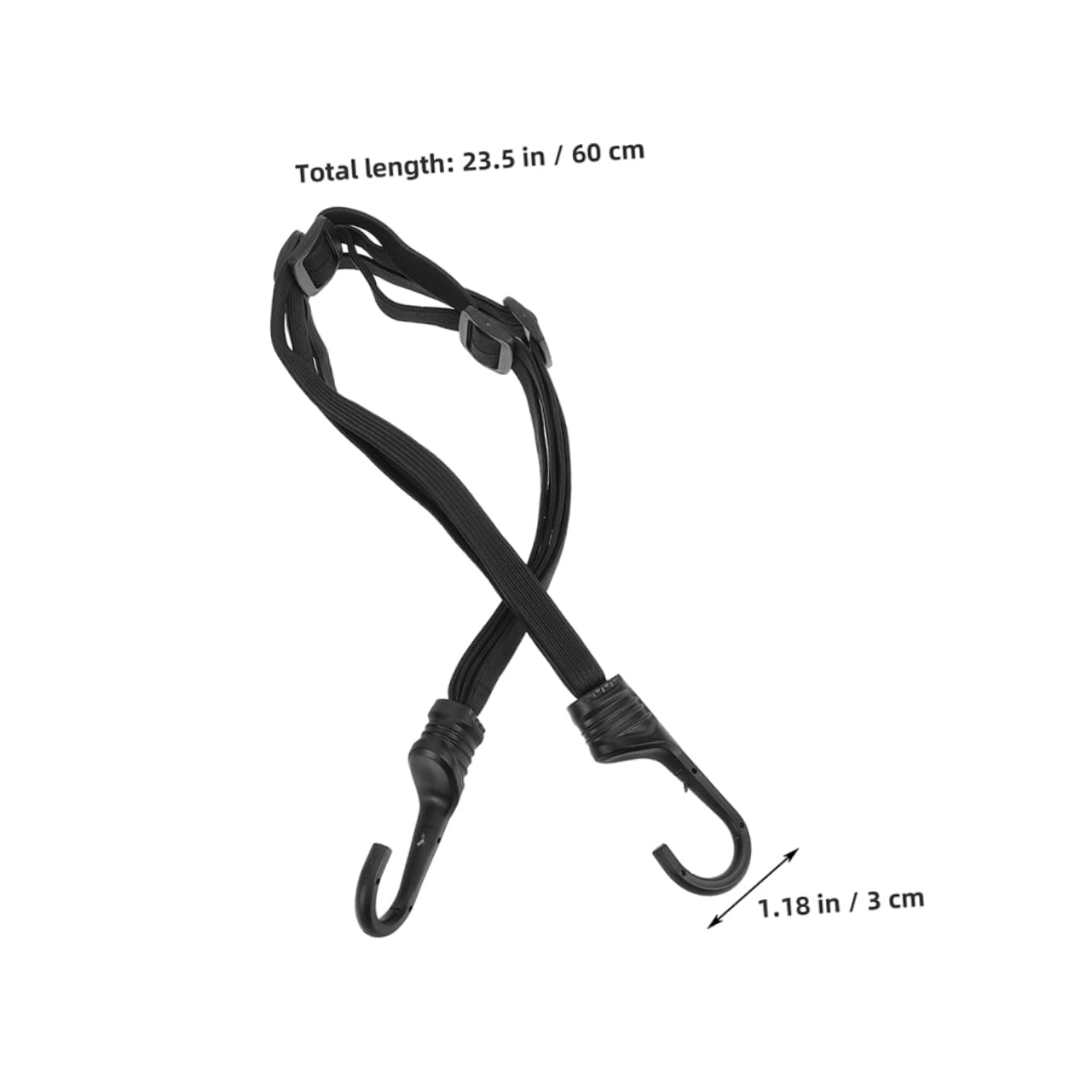 Alipis Sturdy Elastic Rubber Secure Helmet Holder Adjustable Bungee Cords for Helmet Luggage Transport