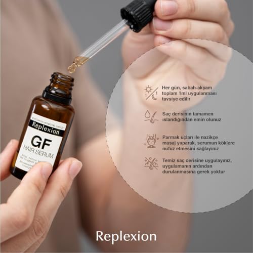 Replexion Hair Regrowth Serum- Maximum Strength DHT Blocker. Repairs & Stimulates New Follicle Grow Stronger, Thicker, Fuller, Longer, Healthy Scalp, Anti Hair Loss. For Men & Women (4 Pcs - 120 ML) - Image 4