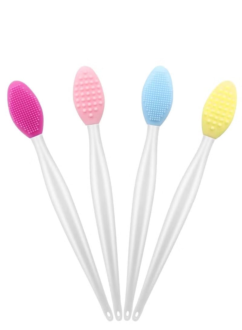 ORiTiLip Scrub Brush Silicone Lip Brush Exfoliating Double Sided Lip Scrubber Tool (STYLE 2)