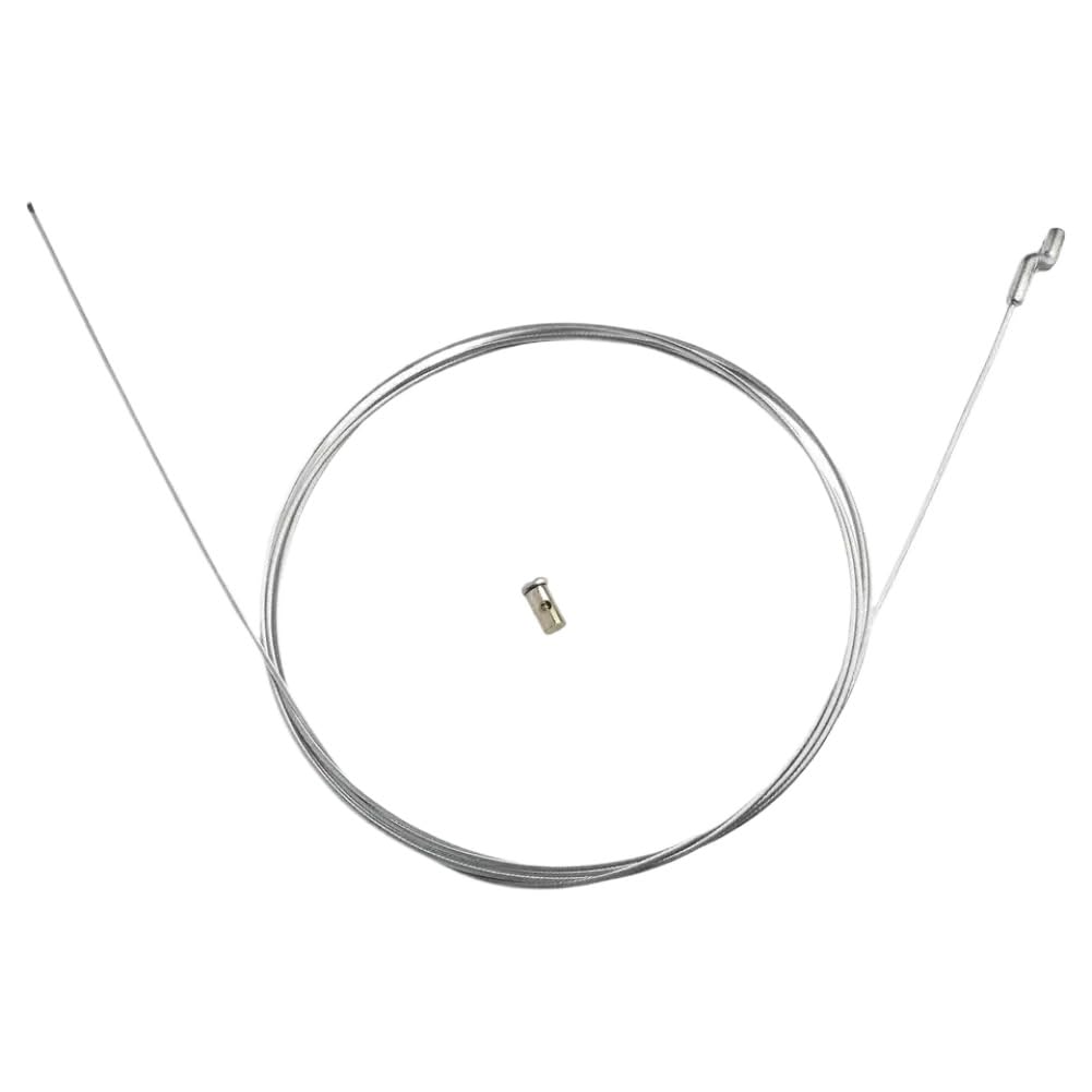 Kit de reparación de Acelerador de máquina de jardín motorizada Zhook Flexible con Tapa de Extremo Z y Boquilla de Acero Compatible con cortadoras de césped