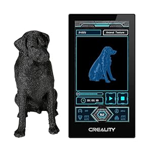 Creality 3D-pad, upgrade 5 inch HD touchscreen met dierentextuureffect, besturingsplaat voor Ender3/Ender 3 V2/Ender 3…