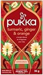 NEW Pukka Turmeric Ginger Organic Herbal Tea - 20 Count (Pack of 1), Naturally Caffeine-Free, Plant Based Biodegradable Tea Bags, Enjoy Hot or Iced