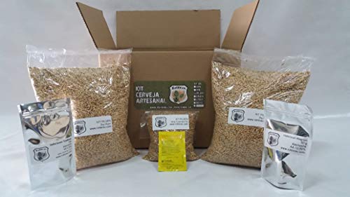 Kit Pilsen de Insumos de Cerveja Premium para 20 litros - Insumos importados das EUA e Europa