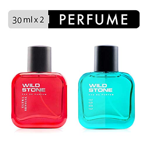 Wild Stone Edge and Ultra Sensual Perfume Combo for Men 30ml (Pack of 2)