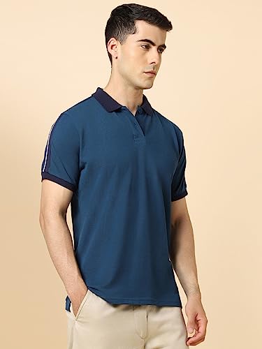 Image of Dennis Lingo - Solid Men's Cotton Polo Neck Regular Fit T-Shirt