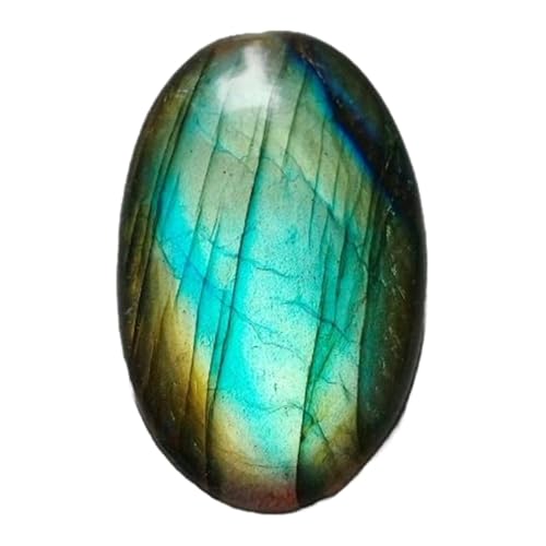 Labradorite bleue ovale cabochon de qualité gemme pour création joaillerie unique