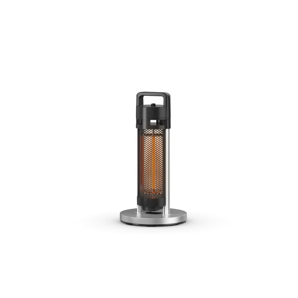 Swan SH16330N Al Fresco 1200W Freestanding Electric Patio Heater,  Lightweight and Portable, Anodized Aluminium Alloy, Black/Silver :  Amazon.co.uk: Garden