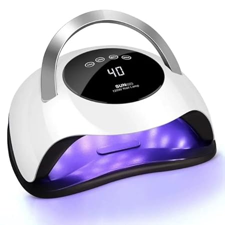 120w UV Nail Dryer Gel Nail Lamp Led Lamps for Gel Nail Smart Sensor LCD Display