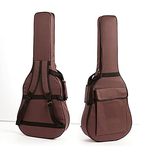 WGOEODI Sac de Guitare de 41 Pouces, imperméable épaissi et Double Bretelles en Coton Housse de Guitare Acoustique Sac de Concert, café36,38 - Les Beatles, Paul McCartney, John Lennon, RIngo Starr, George Harrison WGOEODI Sac de Guitare de 41 Pouces, imperméable épaissi et Double Bretelles en Coton Housse de Guitare Acoustique Sac de Concert, café36,38