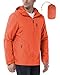 Produktbild 33,000ft Regenjacke Herren Wasserdicht Outdoorjacke Leichte Freizeitjacke Packbare Windjacke Fahrrad Regenmantel mit Kapuze Rot L