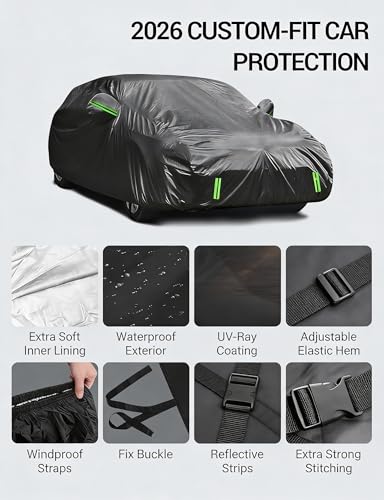 Image of Proadsy Custom Fit Car Cover for 2008-2026 Volvo XC60 Waterproof Outdoor
