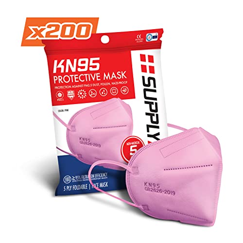 Supplyaid® Bdl-A0037 Protective Face Mask Bundle, 1,000-Pack, Pink #TOP12