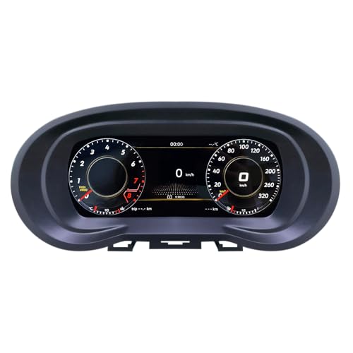 12.3 inch Digital Dash Instrument Cluster for Amarok 2010-2016,Polo 6R 2008-2016，Vento Digital Cluster Instrument Speedometer Replacement, Digital Gauge Cluster, Cluster Replacement A