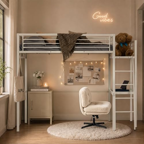 Meuble Cosy Lit Mezzanine 2 Places avec Chaise...
