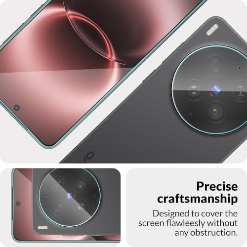 Image of ArmourPro Tempered Glass and Clear Camera Lens Protector for Vivo X300 Ultra, Edge to Edge Screen Guard, Anti-Bubble, Scratch Resistant, Anti-Fingerprint, Installation Kit | Clear