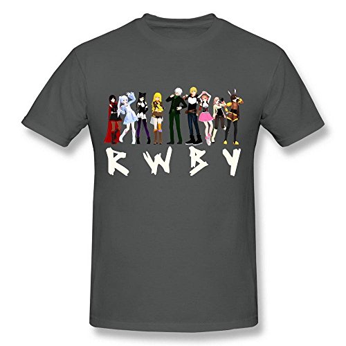 T-shirt RWBY Team Rose Noir homme taille M : fini les imprimés de mauvaise qualité