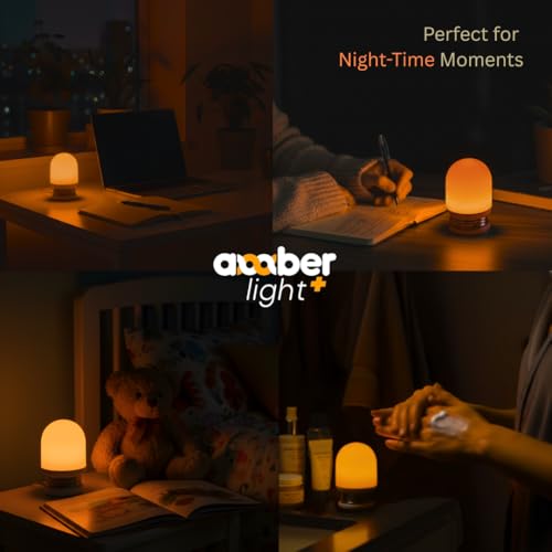 Lámpara recargable Amber Light + para lectura nocturna miniatura 7