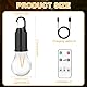 Mineup Campinglampe Aufladbar, 5 Stück Tragbare Camping Licht Glühbirne, Wiederaufladbare Zeltlampe mit 3 Helligkeitsmodi, Wasserdicht Campinglicht,Zeltlampe Glühbirne für Camping,Stromausfall,Notfall