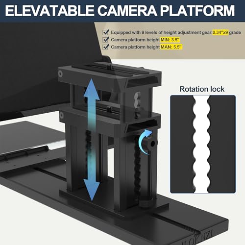 Image of 13 inch Teleprompter for Camera & Tablet with APP Remote Control