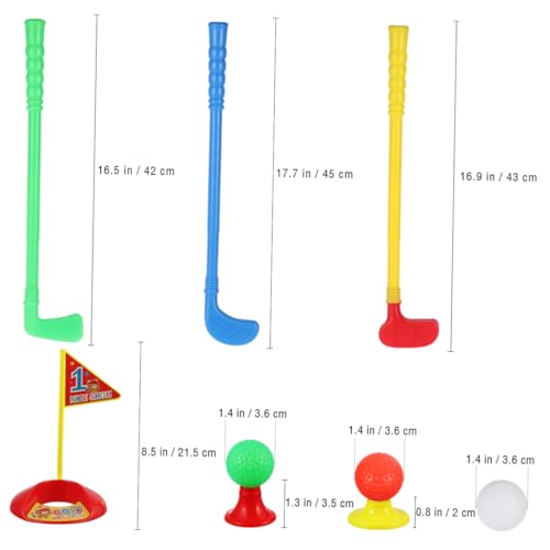 LIOOBO Golfschläger Set Spielzeug Golf Kit Anzüge Sport Spielen Spielzeug für Kinder Jungen Mädchen Indoor Outdoor Weihnachten Geburtstagsgeschenk