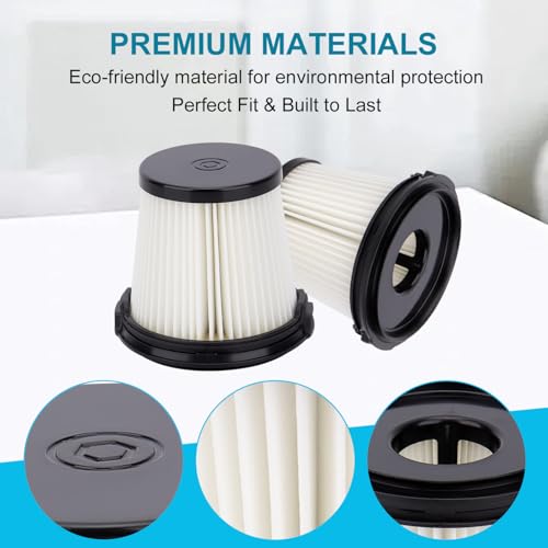 Image of BU3523 BU3521 BU3120 HEPA Filter Compatible with Shark Clean Lightweight Cordless Stick Cleaner -Handheld Vacuum Pre-Motor Auto-Empty System Filters Replacement Parts Accessories