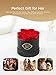 Beaulasting Long Lasting Preserved Roses in a Box Last a Year Forever Flowers for Her Mom Wife Anniversary Birthday (Round Black Box)