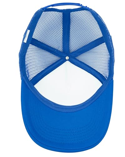 Image of Gelante 12 Pcs Sublimation Blank Trucker Hats - 5 Panel Mesh Snapback Baseball Cap Bulk