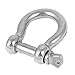 Aexit M15 Male Thread Wire Rope Fastening Bow Shackle Silver Tone 100mm Long (561ebc2a145b17f0e7ae3d51c5e36e39)