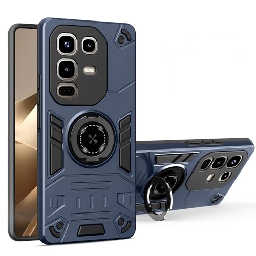 Compatible with Infinix Note 50S 5G Case Cover,360°Rotating Mount Compatible with Infinix Note 50S 5G Shockproof Protective Cell Phone Case Blue