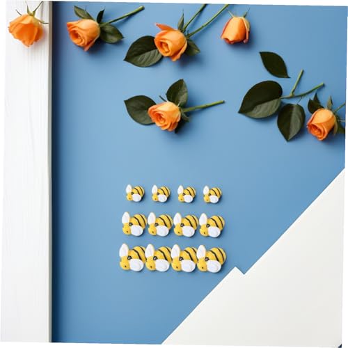 Abejas de resina mini SEWACC pack de 50 piezas amarillas para manualidades y scrapbooking 5