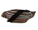 Hüfttasche Gürteltasche Bauchtasche Doggy Bag mit 2 Fächern mit Reißverschluss und verstellbaren Gürtel: 85 bis 125 cm. Idealer Begleiter im Alltag und allen Outdooraktivitäten