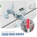 Latch Lock, Heavy Duty Stainless Steel Tool Box Latch, Adjustable Length Toggle Clamp, Easy to Install Trailer Gate for Trucks, Trailers, Containers