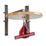 XMark Adjustable Speed Bag Platform with 15' Height Adjustment and Constructed of Heavy Gauge Steel to Minimize Vibration and Optimize Rebound