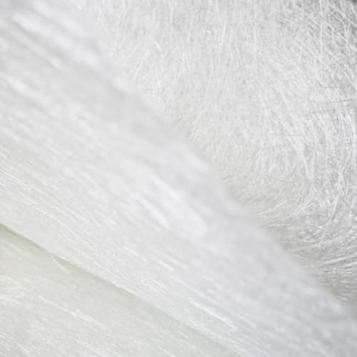 Image of Fiberglass Mat, 4.4 Yards X 41 inch Wide Fiberglass Chopped Strand Mat, Strong Repair Function- Suit for Surfaces and Reinforces Repairs