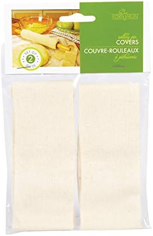 Fox Run Rolling Pin Covers Baking No Stick Fondant Dough Cookie 4175 (2-Pack)