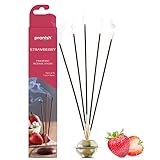 Pranish Pack of 15 Incense Sticks - 11 Inch Strawberry Incense Stick - Relaxing Scents for Positive Vibes, Safe and Long-Lasting Aroma, for Friends (1 Hour Duration Per Stick)