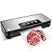 Machine Sous Vide Alimentaire 80 kpa en acier inoxydable Appareil de avec modes sec et humide, Machine de Scellage pour la conservation des aliments, Roller & Cutter Inclus