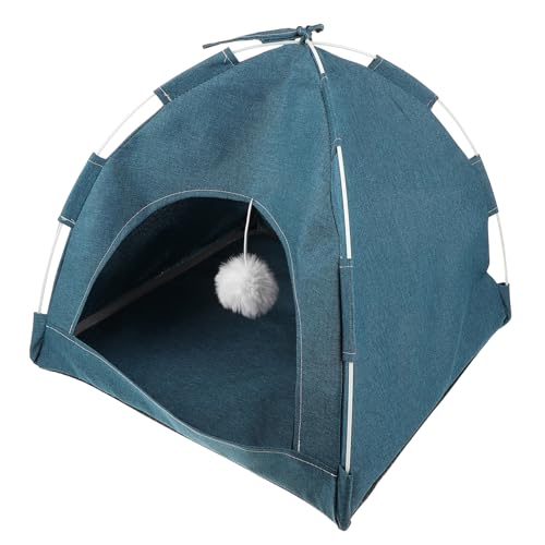 FUTUREORYY Casita para Gatos y Perros de Transpirable Tienda para Mascotas Interior y Exterior Refugio Verano y Duradero Cama para Cachorros y Mascotas Pequeñas